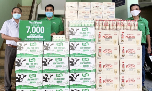 NutiFood tặng sữa và thức uống dinh dưỡng cho 3 bệnh viện tại Đà Nẵng